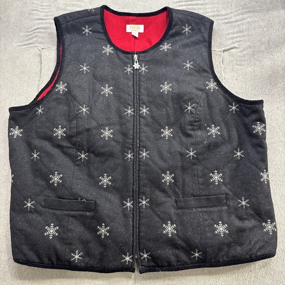 Talbots Jackets & Blazers - Talbots Quilted Full Zip Vest Womens 3X Plus Lightweight‎ Classic Layering